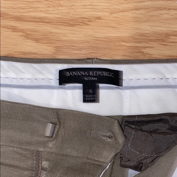 Banana Republic Olive Green Skinny Sloan Pants - Picture 2 of 3